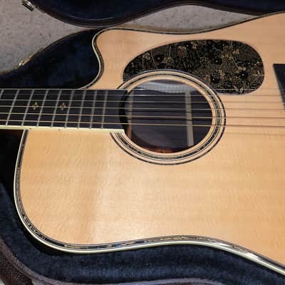MINT, RARE, HANDBUILT COLLECTOR Takamine Miyabi Dreadnought Cutway Acoustic Guitar image 13