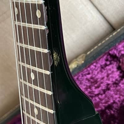 Gibson Flying V 1975 – Ebony – 100% Original – No Breaks – OHSC & Case Key image 14
