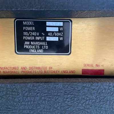 Marshall JCM800 4103 1984 image 3