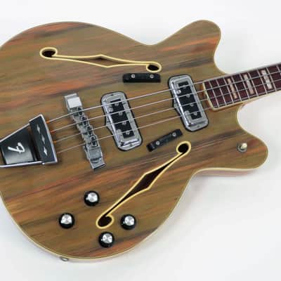 1968 Fender Coronado II Wildwood Bass - Rare Green Finish image 2