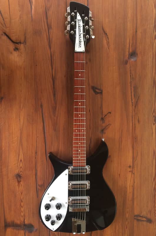 Rickenbacker 350-12V63 Jetglo Lefty image 1