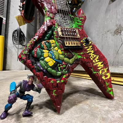 B.C. Rich Warlock Hand-painted image 12