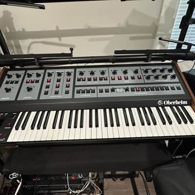 Oberheim OB-X8 61-Key 8-Voice Synthesizer 2022 - Present - Black with Wood Sides