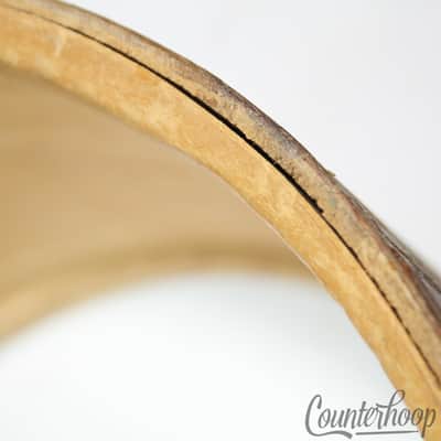 Slingerland 8x12" Tom Drum Shell 3Ply Natural African Mahogany/Maple Vintage 70s image 8