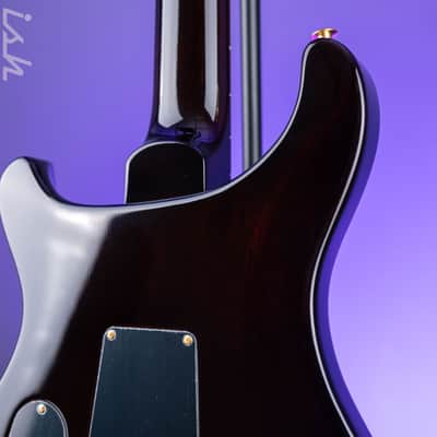 PRS Custom 24-08 10-Top Black Gold Wraparound Burst image 8