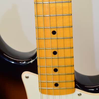 2009 Squier Classic Vibe Stratocaster '50s Electric Guitar, Maple Fingerboard, 2-Color Sunburst image 6