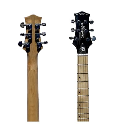 BootLegger Guitar Rye Memphis 2023 Deep Green - HSH - Coil Split - Red Burst - Case - Tele Style image 8