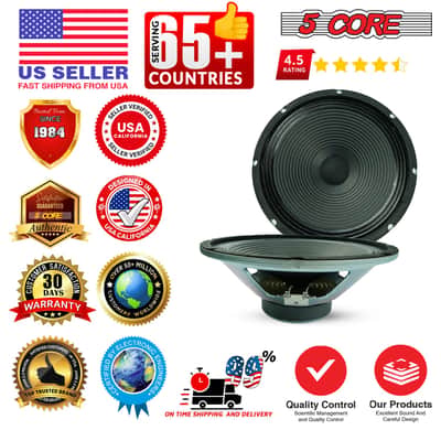 5 Core 10 Inch Guitar Speaker 60W Replacement 16 Ohm Amplifier Cabinet Driver image 9
