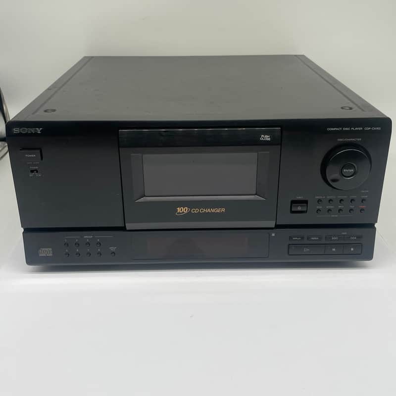 Sony CDP-CX153 Mega Storage 100 CD Disk Player Carousel TESTED DISPLAY ISSUE