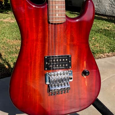 Warmoth Strat  Trans Red Burst image 3