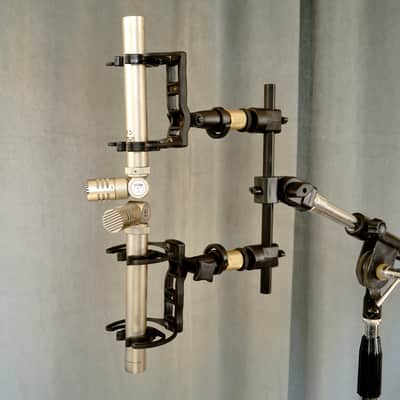 Vintage Pair AKG C-451e with new CK-1 capsule H-51 shock mount, H-15 swivel mount image 3