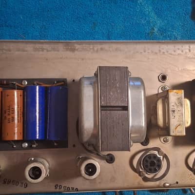 1965 Fender Bassman Rare  AA165  Circuit  - Black image 10