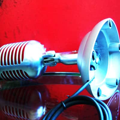 Rare Shure 5575LE 2014 - Satin Chrome dynamic cardioid microphone Low Z w all accessories image 23