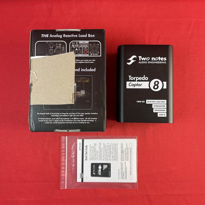 [USED] Two Notes Torpedo Captor Reactive Loadbox DI and Attenuator, 8 Ohm (See Description) image 1