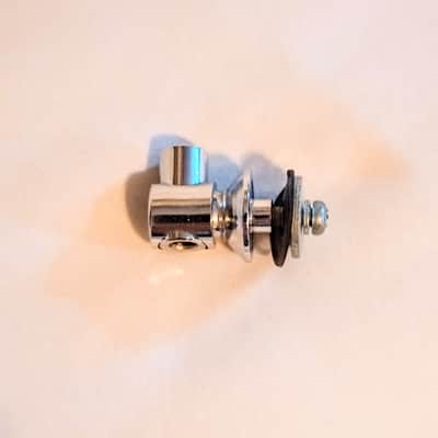 TAMA RARE VINTAGE SINGLE POINT PICCOLO SNARE DRUM LUG W/ SCREW & GASKET #2 - CHROME - FREE SHIP TO C-USA! image 4