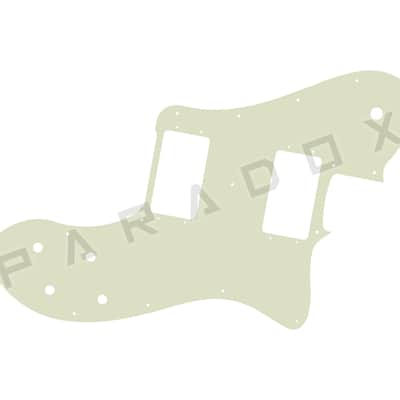 Custom Pickguard For 2023 - 2025 Made in Mexico Fender Vintera II '70s Telecaster Deluxe - Parchment/Black/Parchment .090"