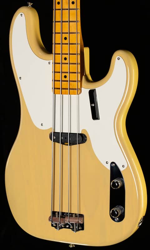 Fender American Vintage II 1954 Precision Bass Maple Fingerboard Vintage Blonde (319) image 1