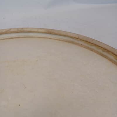 Slingerland 16"40 Radio King-Stamp Calf Skin Floor Tom Drum Batter/Resonant Head image 7