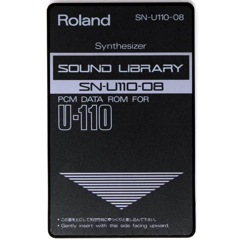 Roland SN-U110-08 Synthesizer Sound Library Rom Card For U-110 U-220 image 1