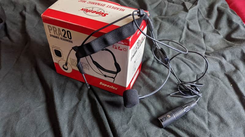Superlux PRA20 XLR Headset Microphone image 1