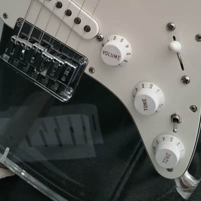 George Fedden Acrylic Body Stratocaster Guitar Fender Parts - LED's - RARE! image 5