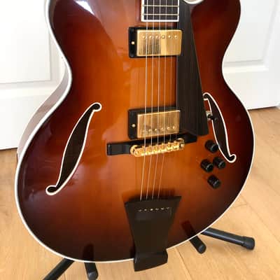 Trenier Custom Jazz Guitar 2008 Dark Sunburst image 2