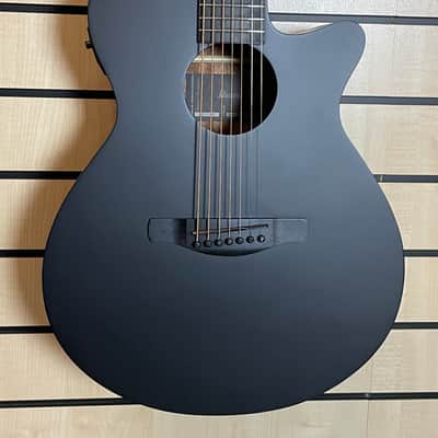 Ibanez AEG721-BOT 7-String Black Out Acoustic Guitar Made in Indonesia image 2