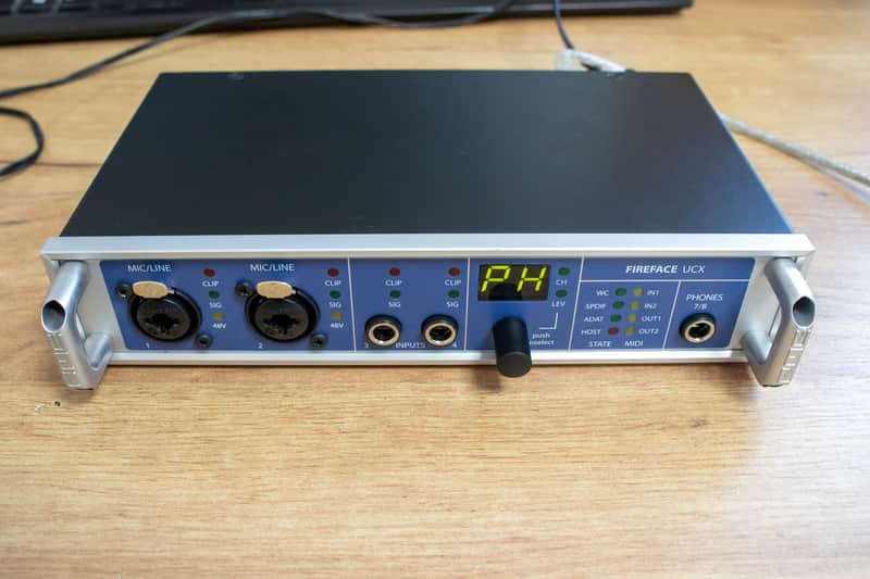 RME Fireface UCX Firewire / USB Audio Interface 2010s - Blue image 1