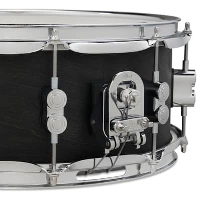 PDP Concept Series Black Wax Maple Snare, 5.5x14, Satin Black w/Chrome Hardware (PDSN5514BWCR) image 6