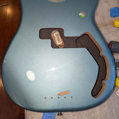 Fender Custom Player P-Bass (Tidepool) w/ Fender Jazz Neck & EMG Pickups image 8