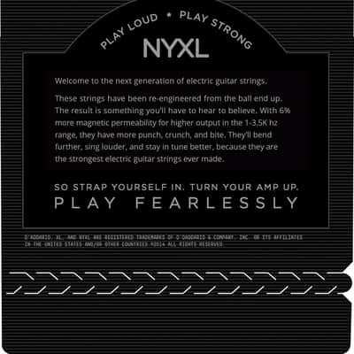 NYXL1052 10/52 Light Top / Heavy Bottom D'Addario image 4