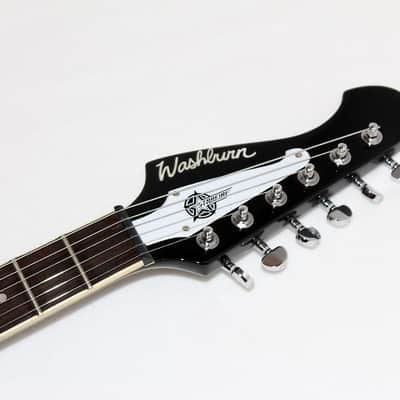 Washburn Paul Stanley PS10 Starfire Black Electric Guitar w/ Gigbag image 7