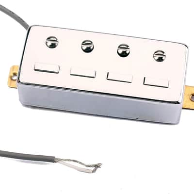 Guitar Pickup,Guitar Humbucker Pickups,For 4 String Bass Guitar Parts,Silver image 3