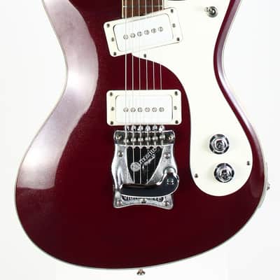 1988 Mosrite USA Semie Moseley Signed V63 Model Ruby Dust Rare SET-NECK Side Jack Model MINTY w Paperwork! image 7