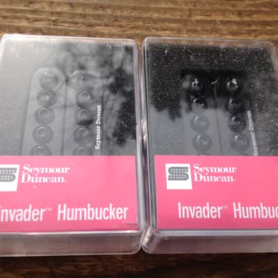 Seymour Duncan SH-8 Invader Humbucker Pickup SET Black Ceramic Neck & Bridge image 1