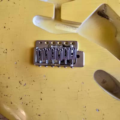 Wilkinson Strat Bridge with Titanium saddles image 8