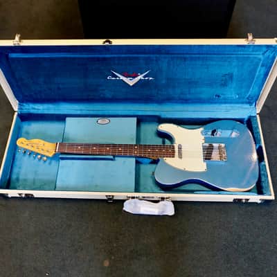 Fender Custom Shop 1963 Telecaster Relic 3A Rosewood Fingerboard Aged Lake Placid Blue image 16