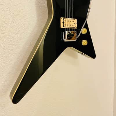 Bradley By Fujigen-Gakki Star Shaped 24 3/4” Scale Mahogany Body 1980’s - Gloss Black image 7