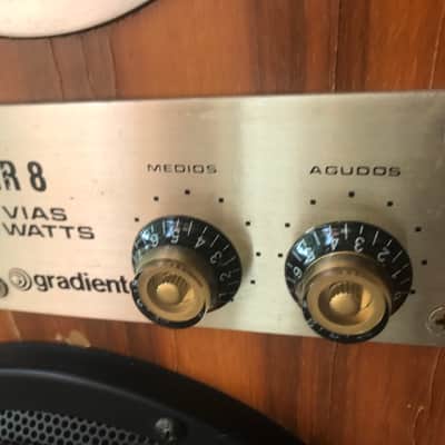 Rare Vintage Gradiente GR 8 Speakers (Garrard) image 11