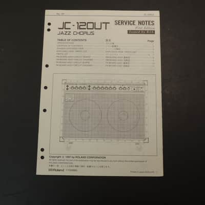 Roland JC-120UT Service Notes [Three Wave Music] image 1