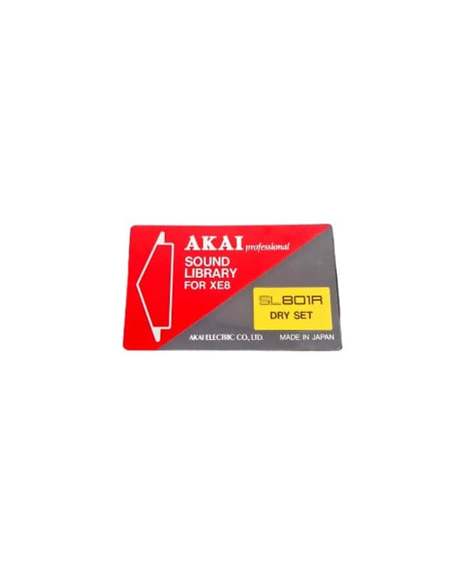 Akai SL801R - Sound Library Card - Red – Sound Library Card - Excellent image 1