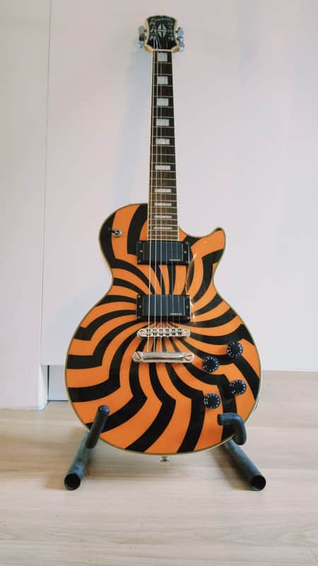 Epiphone Zakk Wylde Les Paul Custom 2005 - Buzzsaw Orange image 1