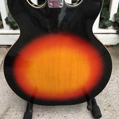 1960s Univox 335 Semi-Hollow Body Vintage Electric Guitar MIJ image 9