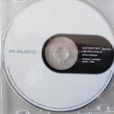 M-Audio MidiSport Uno 1x1 MIDI Interface 2010s - Blue image 2