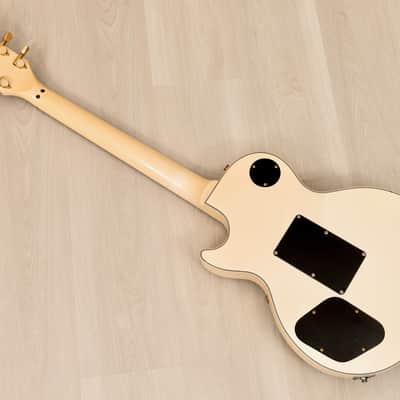 1989 Burny LC-100YS Yasu Signature Vintage Guitar Snow White w/ Tremolo & Case, Japan Fernandes image 12