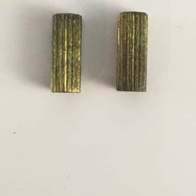 2 Vintage Style Relic Fender Modern Two Point Guitar Bridge Posts Custom Luthier image 8