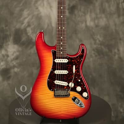 2002 Fender Special Run American Series Stratocaster FLAME MAPLE TOP Aged CSB image 2