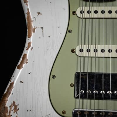 Fender Custom Shop '62 Stratocaster HSS Heavy Relic- Olympic White 2026 (R147998) image 14