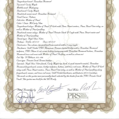 PRS Singlecut Archtop II Private Stock - McCarty Glow image 11