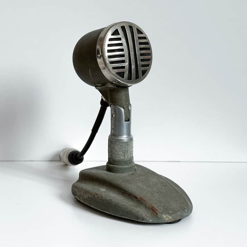 1959 Oktava MD-55 RARE Vintage Dynamic Soviet Microphone /w Table Stand, XLR image 1